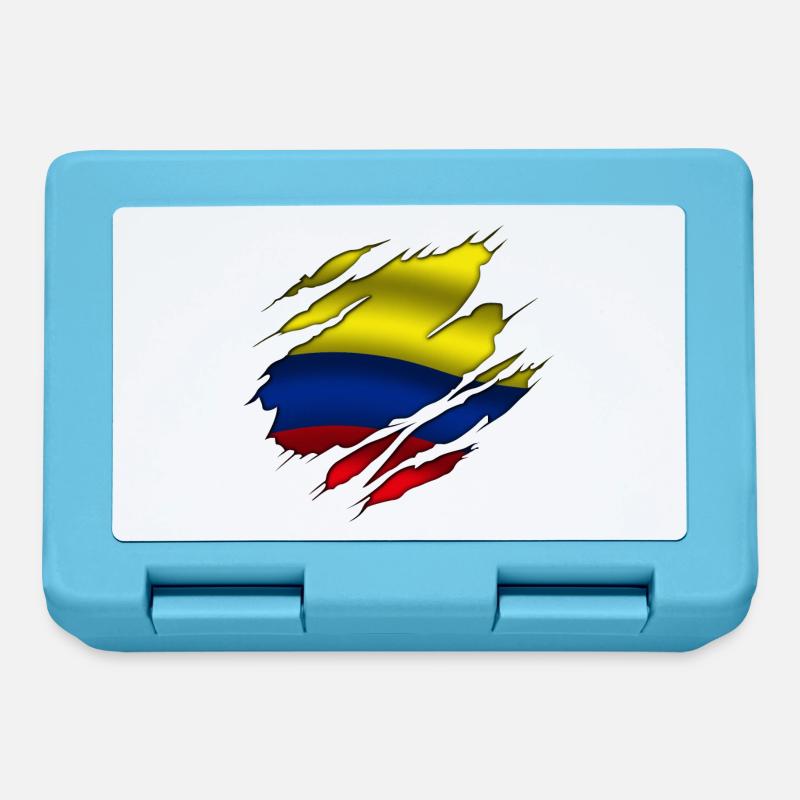 Colombie - Boîte à goûter - bleu saphir