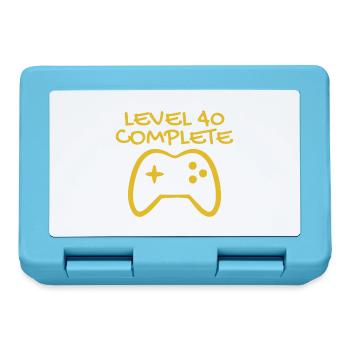 40th birthday - 40 years gift - Lunchbox - sapphire blue - Front