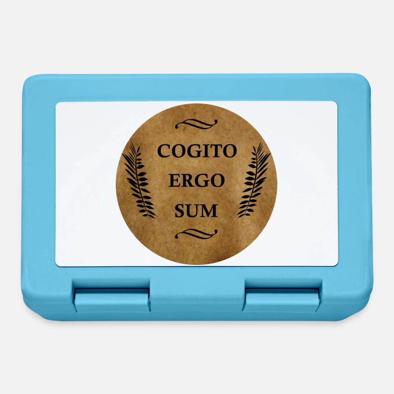 Cogito Ergo Sum - Brotdose - Saphirblau