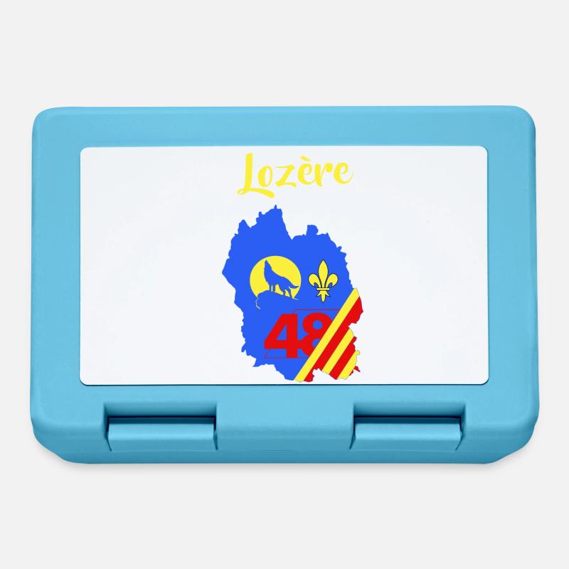 Lozère - Boîte à goûter - bleu saphir