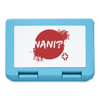 Anime Manga Citation Geek de la culture pop japonaise - Boîte à goûter - bleu saphir - Devant