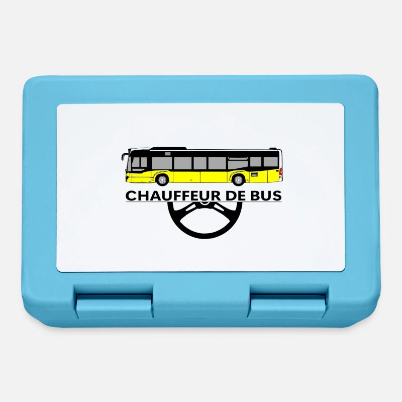 Chauffeur de bus - Boîte à goûter - bleu saphir