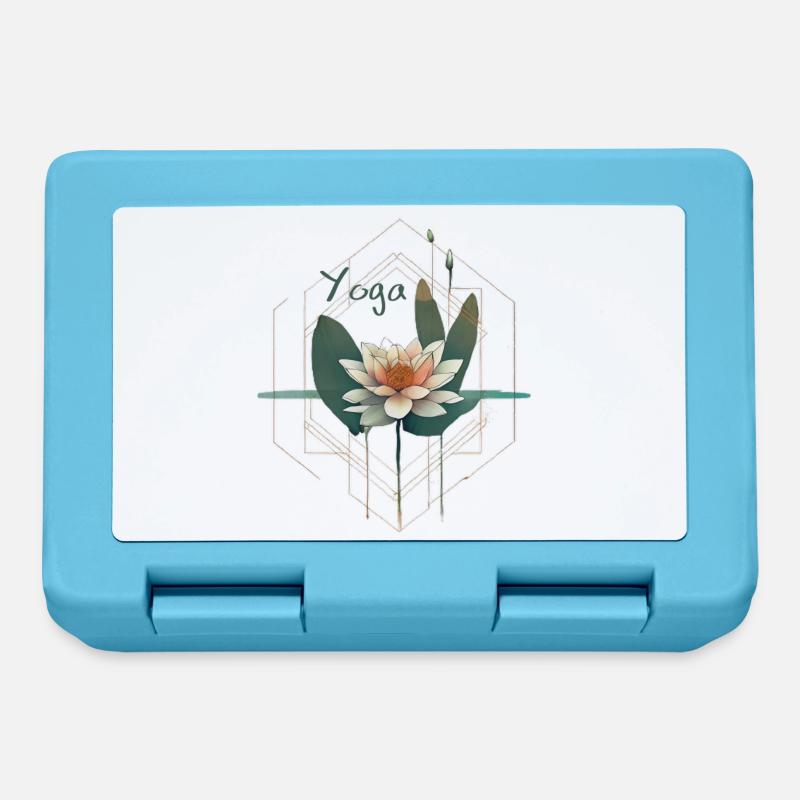 Yoga - Boîte à goûter - bleu saphir