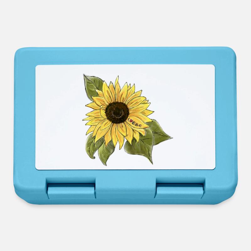Tournesol 🌻 - Boîte à goûter - bleu saphir