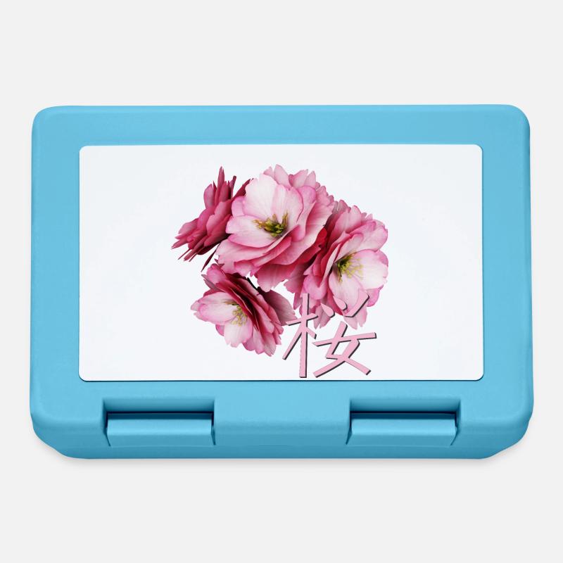 Cherry Blossom - Brotdose - Saphirblau