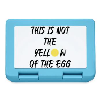 This is not the yellow of the egg - Brotdose - Saphirblau - Vorne