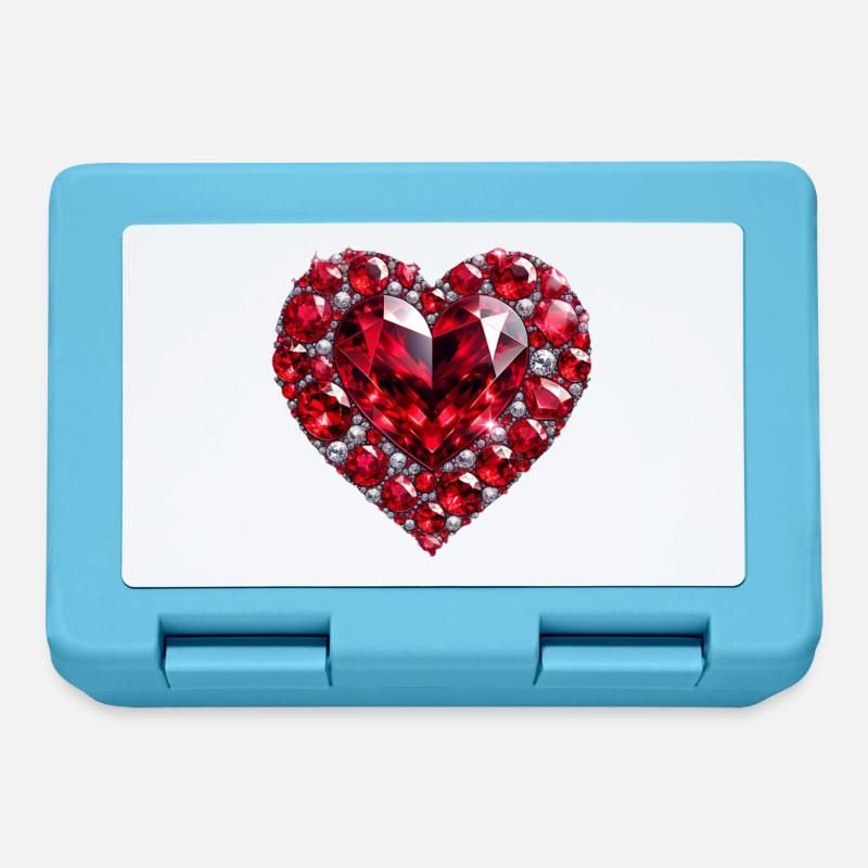 Crystal Love Ruby - Lunchbox - sapphire blue