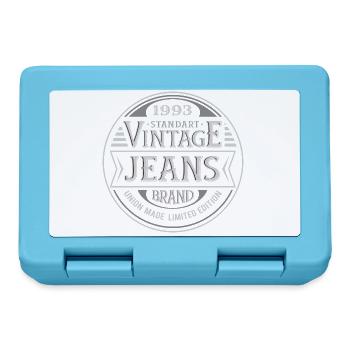 31. Jahrestag Vintage Made 1993 Retro - Brotdose - Saphirblau - Vorne