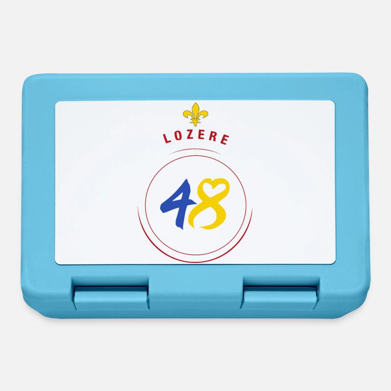 Lozère - Boîte à goûter - bleu saphir