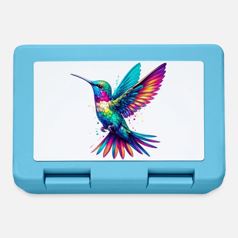 Colibri - Boîte à goûter - bleu saphir