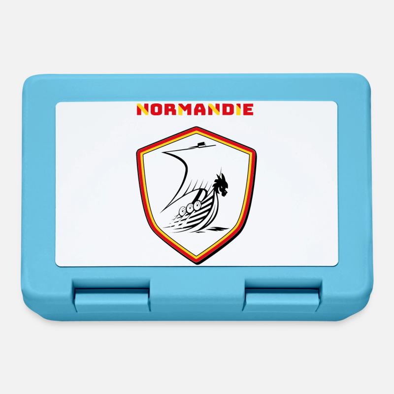 Normandie - Boîte à goûter - bleu saphir