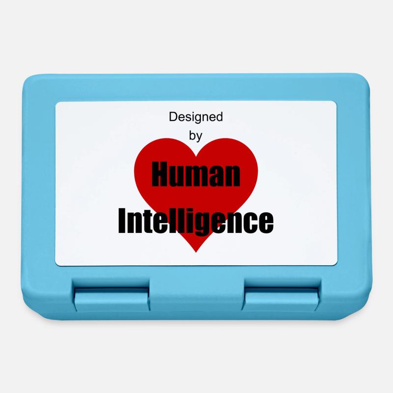human intelligence - Boîte à goûter - bleu saphir