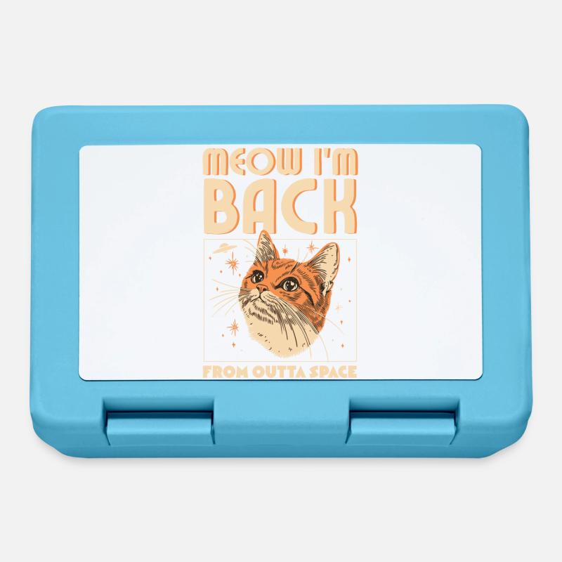 Meow I'm Back - Brotdose - Saphirblau
