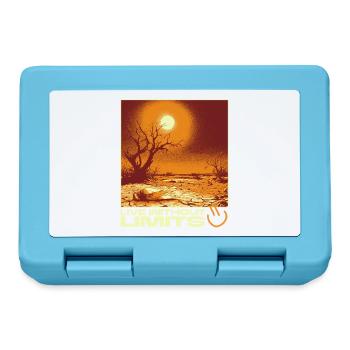 Live Without Limits – Surreal Desert Scene - Brotdose - Saphirblau - Vorne