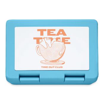 Tea Time – Entspannte Auszeit - Brotdose - Saphirblau - Vorne