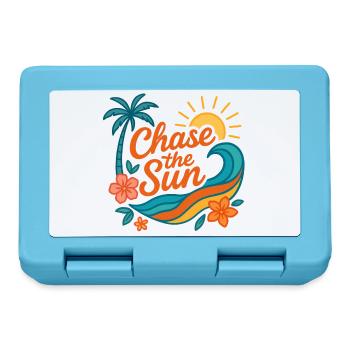 chase the sun | Sommer Design - Brotdose - Saphirblau - Vorne