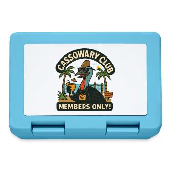 Australia Beach Cassowary Club Members Only  - Lunchbox - sapphire blue - Front