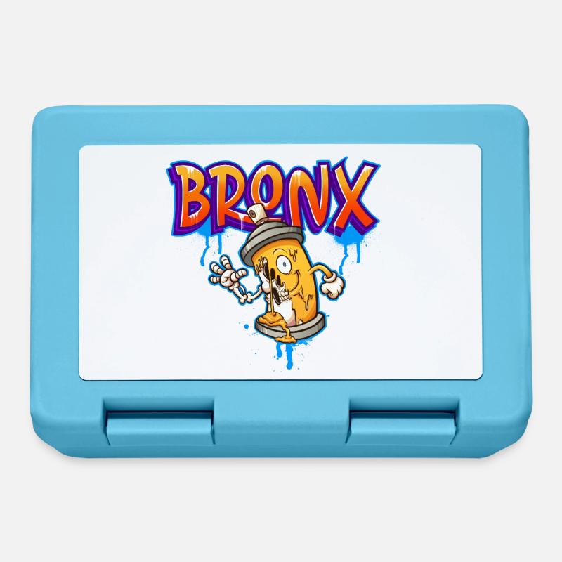 Bronx Graffiti - Brotdose - Saphirblau