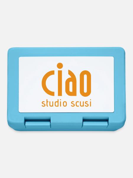 Ciao studio scusi - Brotdose - Saphirblau