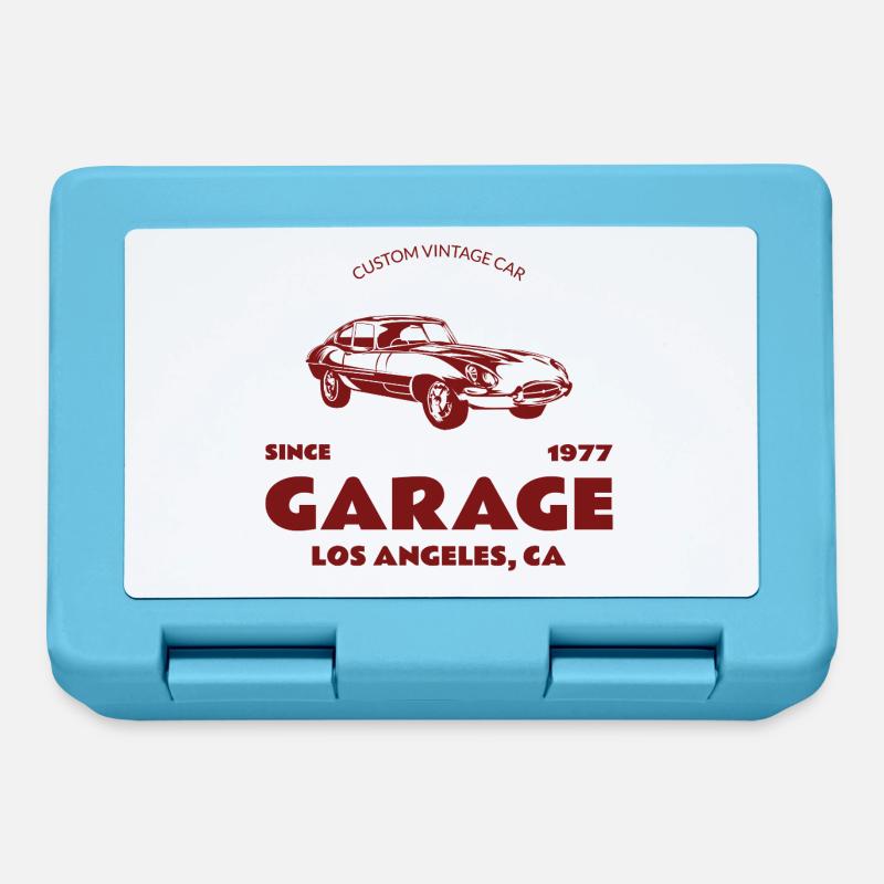 Custom Oldtimer – Garage Los Angeles - Brotdose - Saphirblau