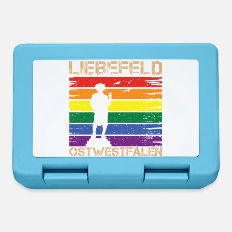 Liebefeld ❤ Leineweber PRIDE - Boîte à goûter - bleu saphir