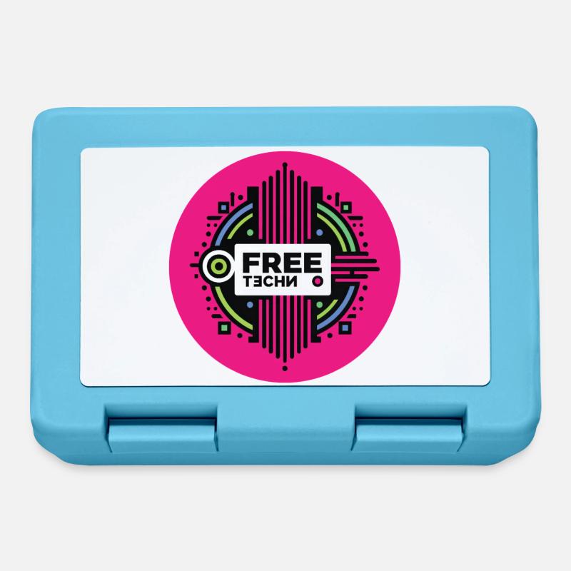 FREE TECHNO #2 - let's talk - Lunchbox - sapphire blue