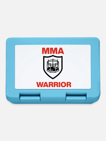 MMA Warrior, Cage Ready, Fight, Oktagon, Kampf - Brotdose - Saphirblau