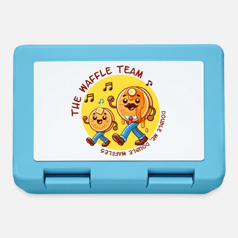 Team Waffle - Lunchbox - sapphire blue