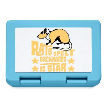Rats Spelt Backwards Is Star Lustiger Ratte Spruch - Lunchbox - sapphire blue - Front