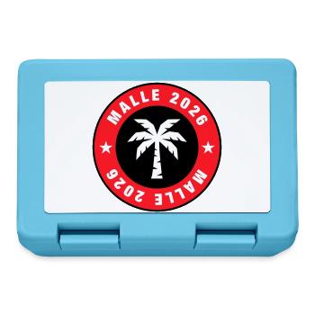 Malle 2026 Palm Tree Circle - Lunchbox - sapphire blue - Front