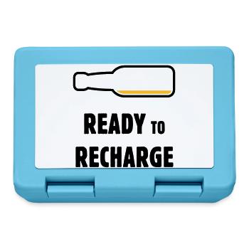 Ready To Recharge (Beer / Beer / POS 2C) - Lunchbox - sapphire blue - Front