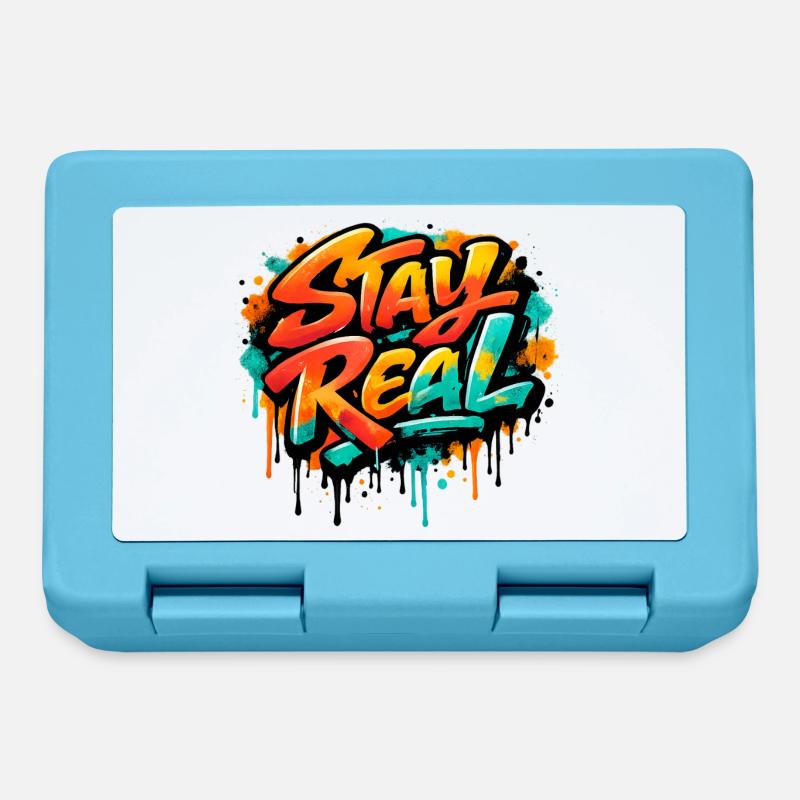 Stay_Real - Boîte à goûter - bleu saphir