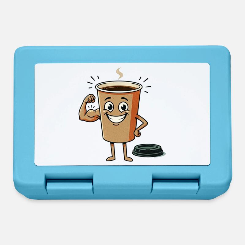 Energetic Coffee Cup Figure - Lunchbox - sapphire blue