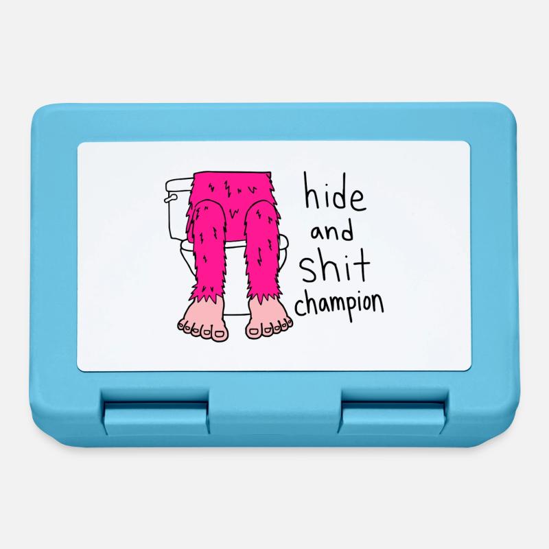 Hide And Shit Champion - Boîte à goûter - bleu saphir