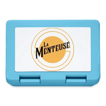 La Menteuse - Boîte à goûter - bleu saphir - Devant