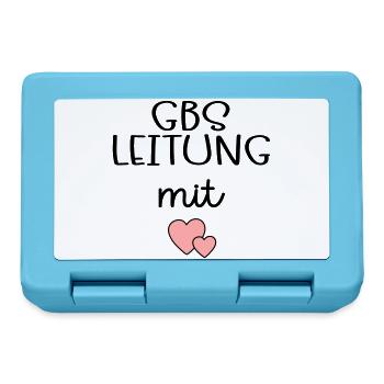 Bildung Betreuung Leitung - Brotdose - Saphirblau - Vorne