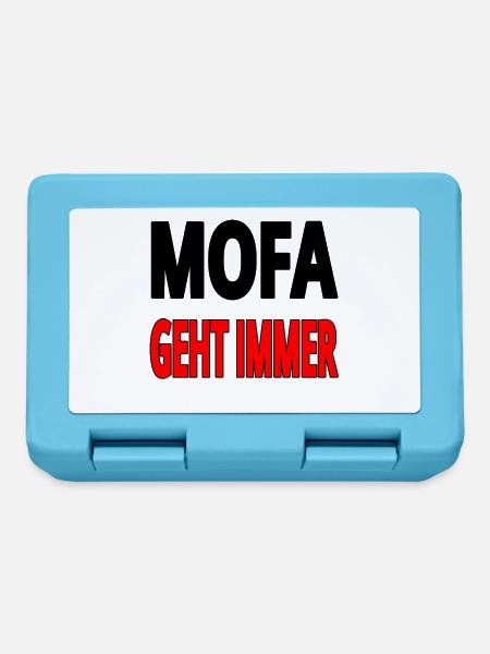 Mofa - Brotdose - Saphirblau