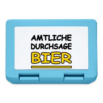 Bier - Brotdose - Saphirblau - Vorne