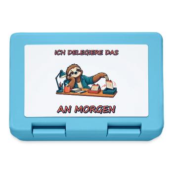 Ich delegiere das an morgen - Brotdose - Saphirblau - Vorne