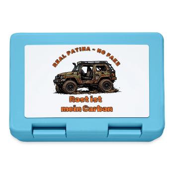 Offroad Rost ist mein Carbon 4x4 Patina - Brotdose - Saphirblau - Vorne