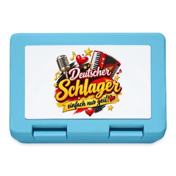Deutscher Schlager: Einfach Geil - Brotdose - Saphirblau - Vorne