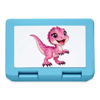 Greifvogel Rose Kawaii - Brotdose - Saphirblau - Vorne