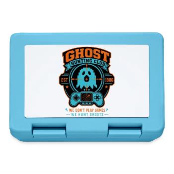 Ghost Hunting Club Est 1986 Retro-Halloween-Shirt - Brotdose - Saphirblau - Vorne