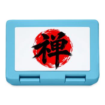 KANJI-RESONANZ | Zen — Innere Stille - Brotdose - Saphirblau - Vorne