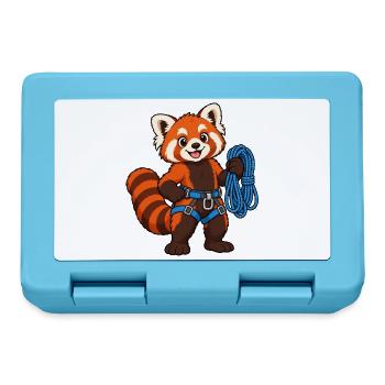 Klettern des Roten Pandas mit Seil - Brotdose - Saphirblau - Vorne