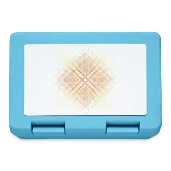 Cube Dots Drahtgitter 3D geometrisches Gitter - Brotdose - Saphirblau - Vorne