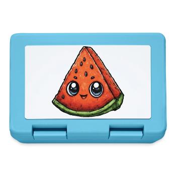 Kawaii Wassermelonen Slice - Brotdose - Saphirblau - Vorne