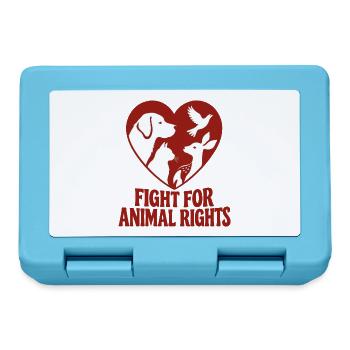 Fight For Animal Rights - Brotdose - Saphirblau - Vorne