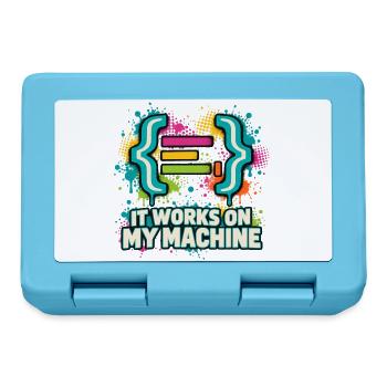 It Works On My Machine - Brotdose - Saphirblau - Vorne
