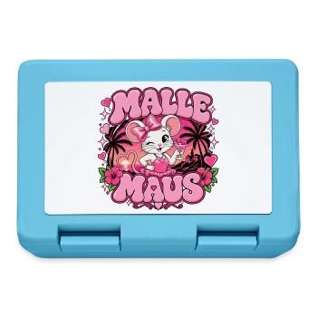 Malle Maus – Mallorca Party & Urlaub - Brotdose - Saphirblau - Vorne
